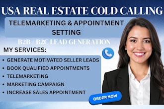 do USA real estate cold calling USA telemarketing and appointment setting USA