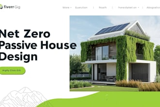 design passive house, net zero energy efficient carbon building architecture