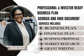 write professional start up business plan for non medical for georgia, ohio