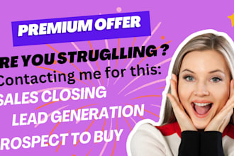 do sales closer salesperson sales agent apppointment setting visual assistant