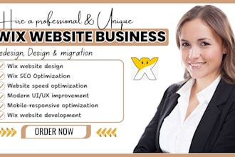 build wix website wabador wix landing page redesign wix studio expert wix SEO