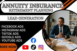 run annuity insurance lead facebook ads retirement planning insurance google ads