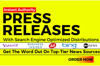 do press release writing and press release distribution