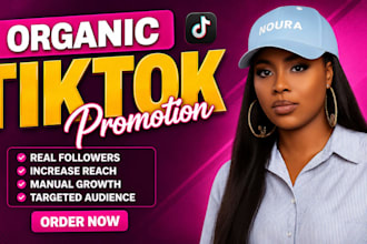 promote tiktok account for real followers growth and viral reach