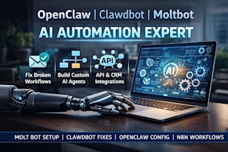 make com ai agent openclaw clawdbot moltbot woocommerce quickbooks squarespace