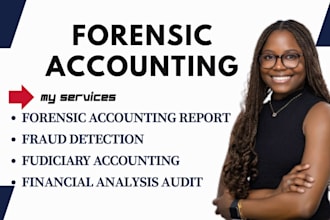 forensic accounting, financial audit, investigate fraud, financial accounting