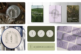 create a professional brand identity and brand style guide