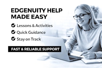 be your online course tutor