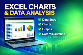 do professional excel charts, graphs, and data analysis