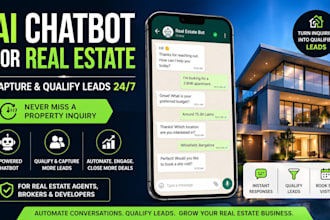 build an ai chatbot for real estate lead generation and qualification