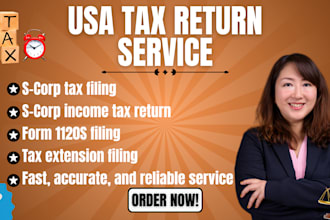 prepare your s corp income tax return form 1120s and file tax extensions