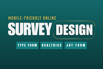 create any type of online form, survey using google forms
