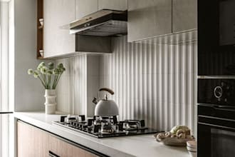 design kitchen interior with photorealistic renders