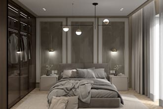 provide photorealistic 3d interior design and ultra realistic rendering
