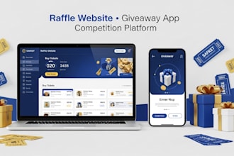 build raffle websites, giveaway apps and secure high converting competition site