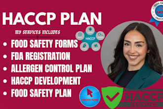 craft food safety plan and label verification program for amazon food business