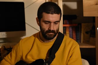 record professional bass guitar for your song