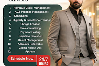 medical billing, follow up, denial management, reporting