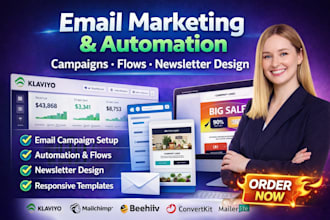 setup email marketing automation in omnisend mailerlite getresponse convertkit
