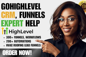 hvac ghl funnel plumbing ghl crm roofing gohighlevel landing page ghl website