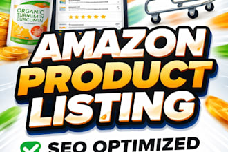 do amazon product listing and SEO copywriting