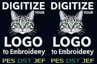 digitize logo for embroidery machine dst pes jef