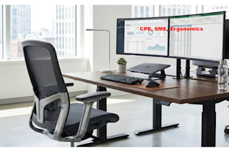provide professional workplace ergonomics assessments sme and cpe consulting
