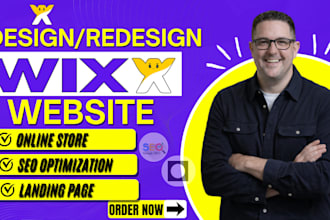 build wix ecommerce website, design wix landing SEO optimization wix website fix