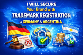 secure your brand with trademark registration in germany and argentina