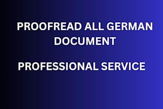 proofread all your german document all in one place