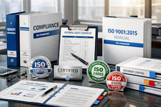 develop iso 9001 and iso 13485 documentation and audit readiness support UK