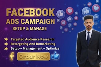 create and manage high converting facebook ads campaign