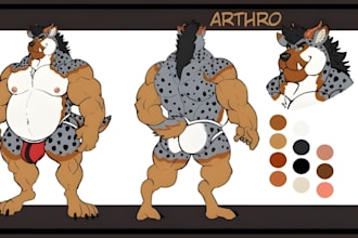 fursona ref sheet furry reference sheet anthro ref sheet oc nsfw furry ref sheet