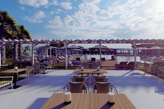 design 3d pool bar design, swim up bar, poolside bar, landscape design