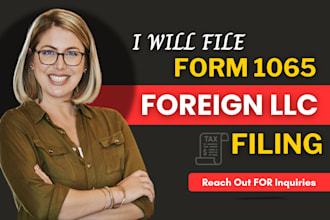 file partnership returns form 1065 and k 1 for foreign llc in 24 hours