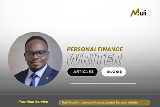 write engaging personal finance blogs and articles