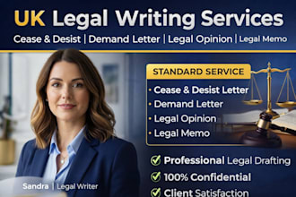 be your UK solicitor, cease and desist, demand letter, legal opinion, legal memo