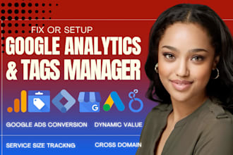 setup or fix google analytics ga4 and tag manager