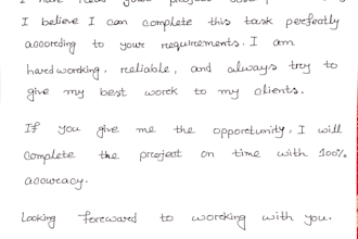 write neat and beautiful handwriting