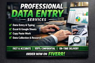 do professional data entry in excel