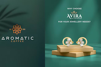 design premium luxury and modern jewelry logo