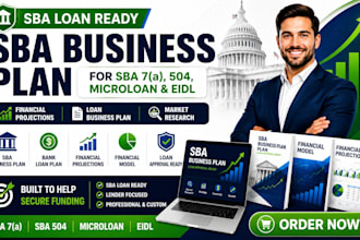 sba micro loan 7a 504 eidl business plan loan approval financial projections