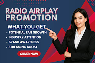 do radio airplay music promotion, college radio, radio station, song promotion