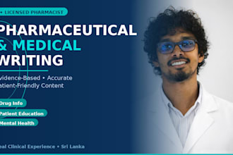 write accurate pharmaceutical and drug information articles