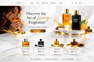 build perfume shopify store fragrance cologne store perfume dropshipping website