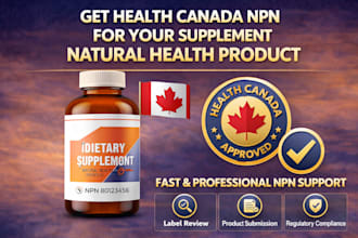 get health canada npn for your supplement natural health product