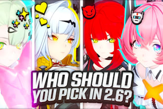 make high quality zenless zone zero gaming thumbnail