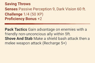 create monster, npc or creature statblocks for you