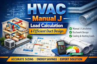 do hvac manual j load calculation and efficient duct design
