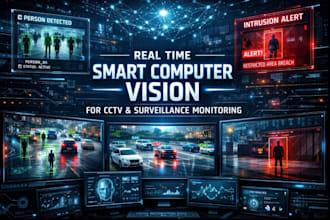 do real time smart computer vision solution for cctv and surveillance monitoring